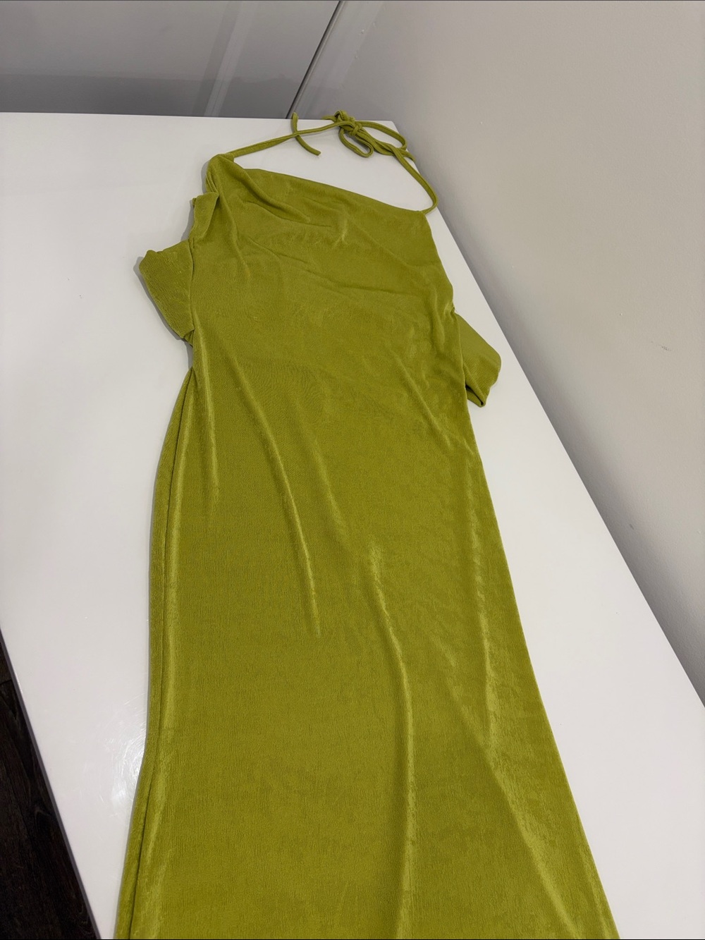 SHEIN Moss Green Dress Backless